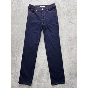 Levi's 314 Jeans Womens 27‎ Dark Wash Shaping Straight Measured 28x31